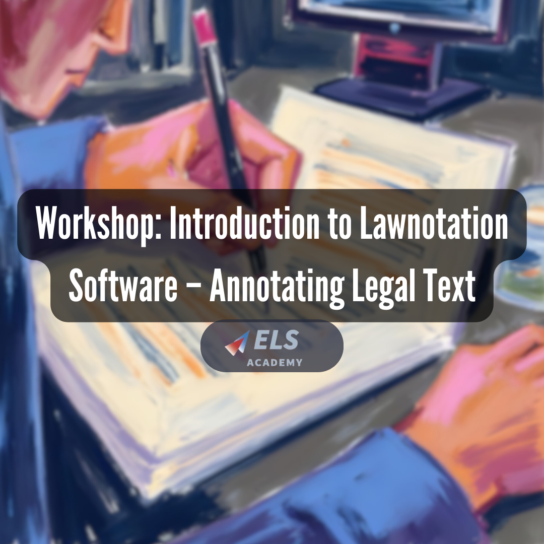 Introduction to Lawnotation Software – Annotating Legal Text