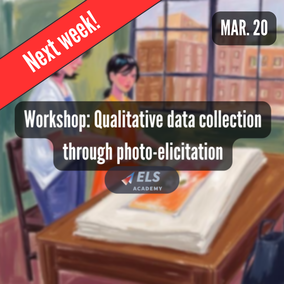 Workshop: Qualitative data collection through photo-elicitation- Mastering the basics of visual methods in interviews and focus groups